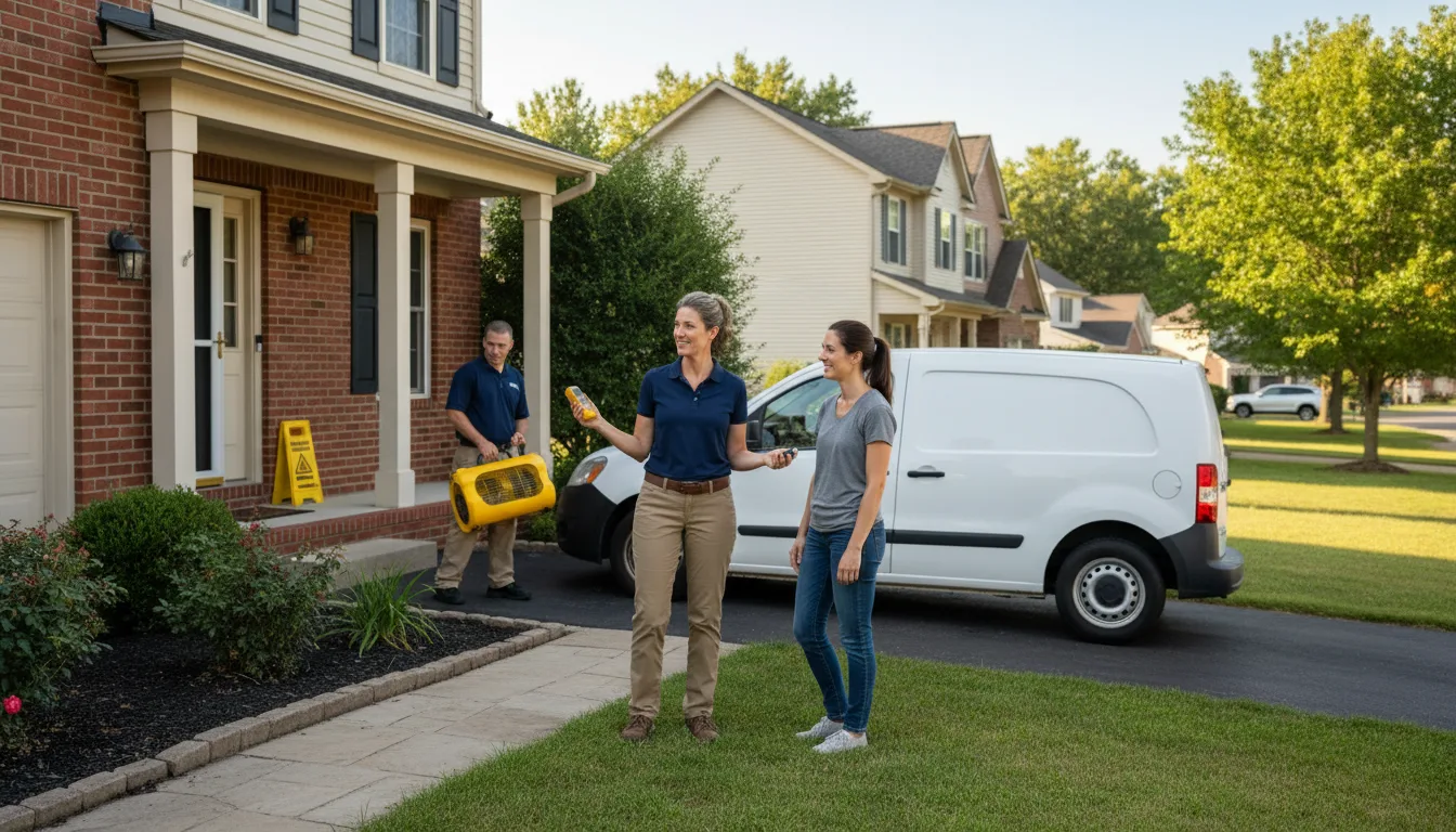 Residential water damage restoration in North Granville, NY